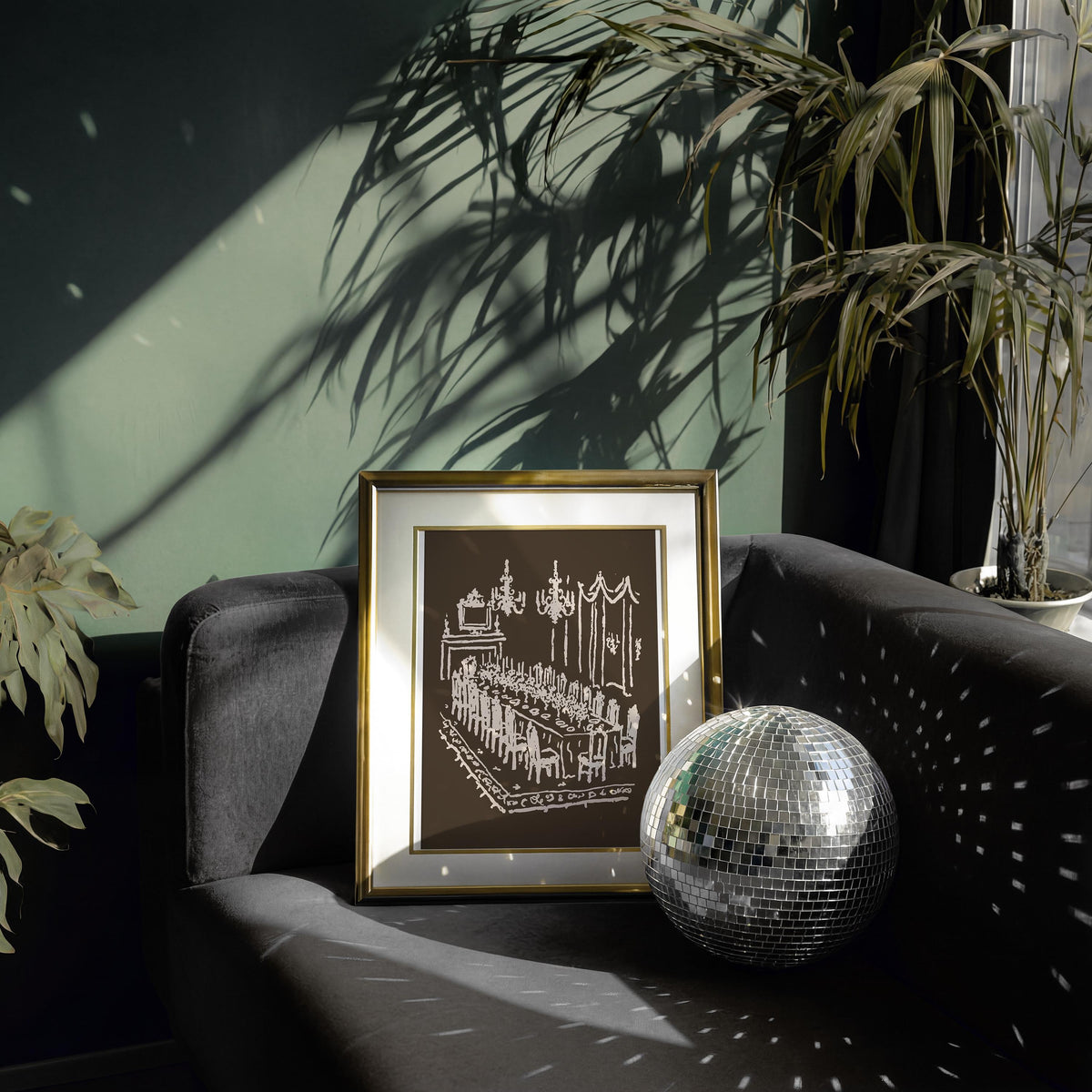 Dinner Party Art Print, preview 12