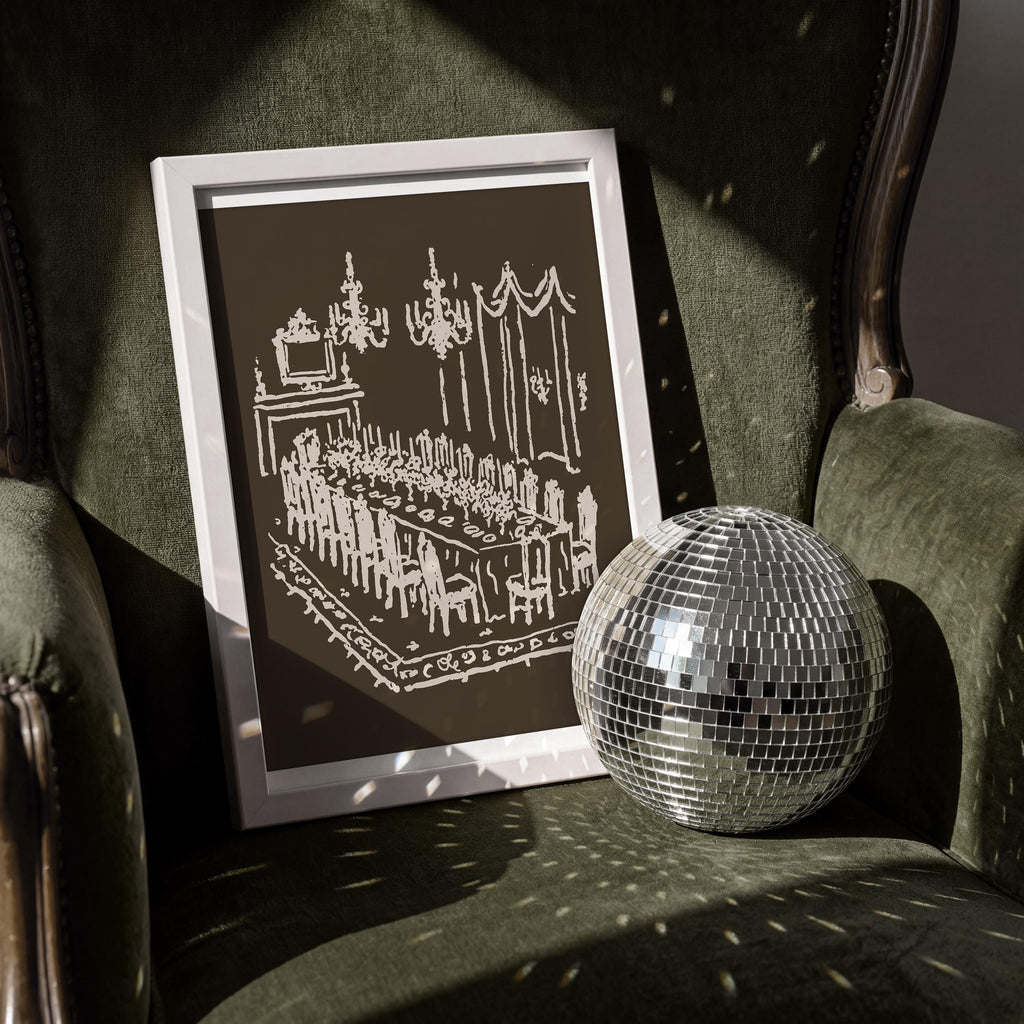 Dinner Party Art Print, preview 16