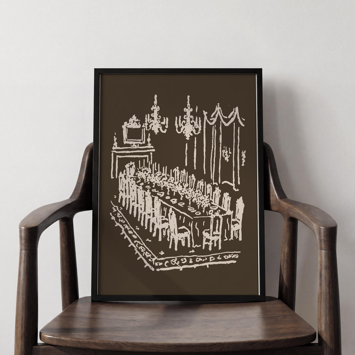 Dinner Party Art Print, preview 3