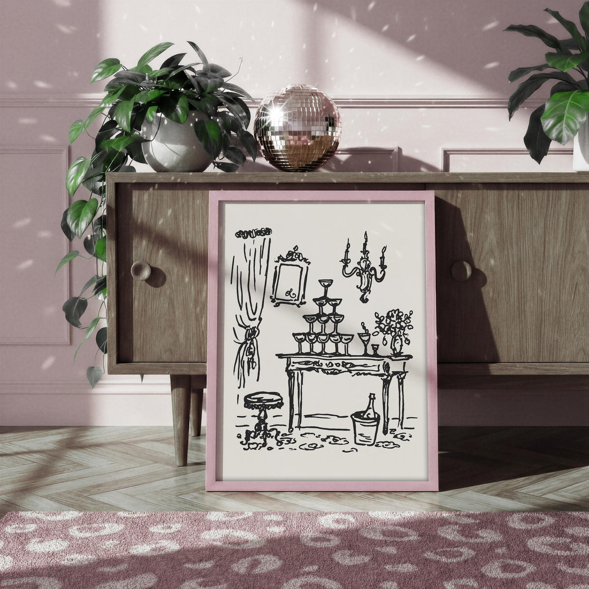 Champagne Tower Art Print, preview 4