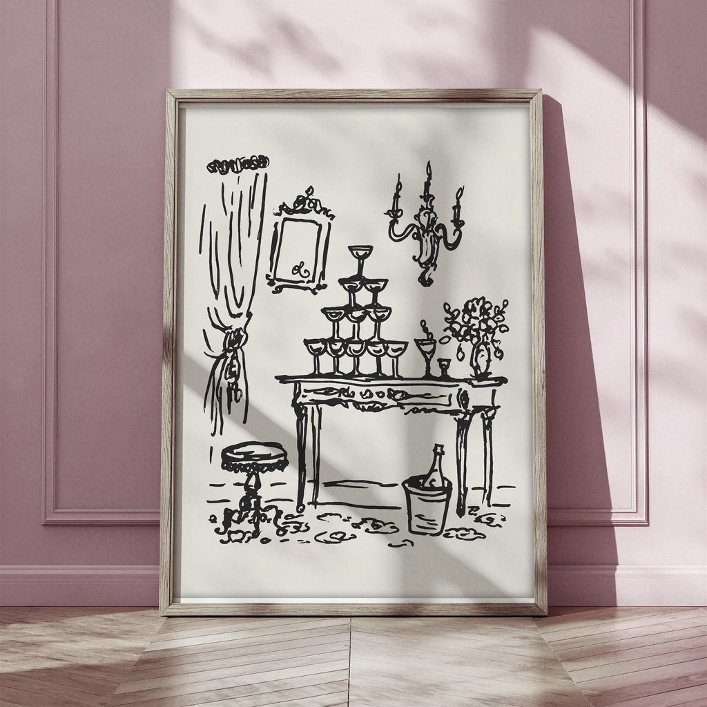 Champagne Tower Art Print, preview 11