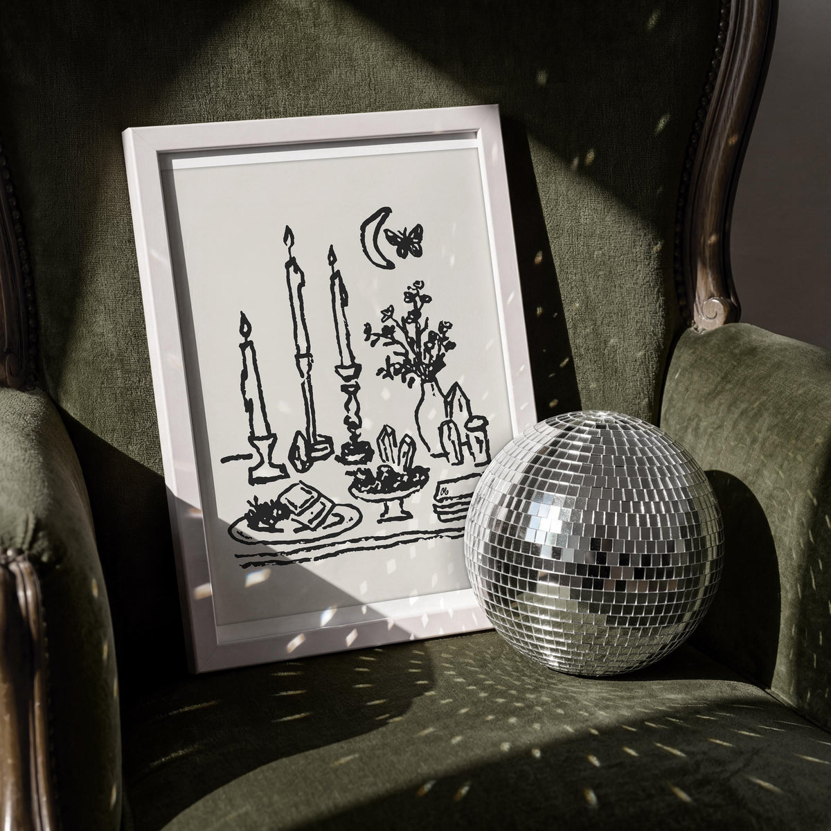 Candles & Crystals Art Print, preview 13