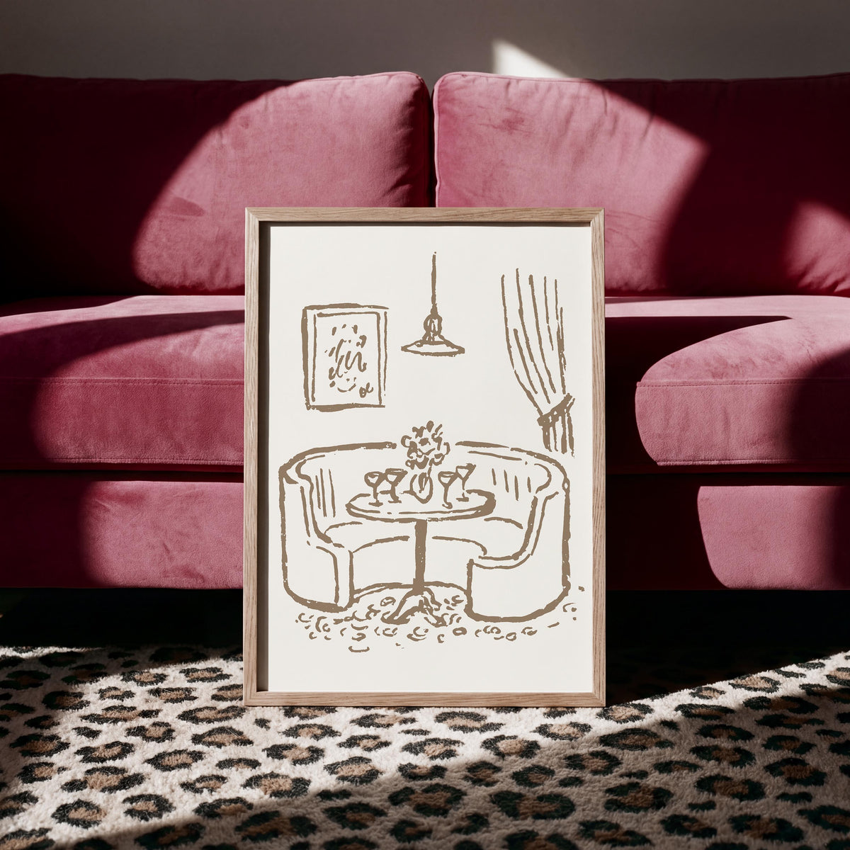 Cocktails for Two Art Print, preview 3