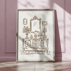 French Sideboard Art Print, preview 2
