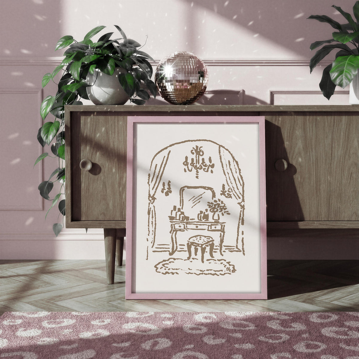 The Dressing Room Art Print, preview 2