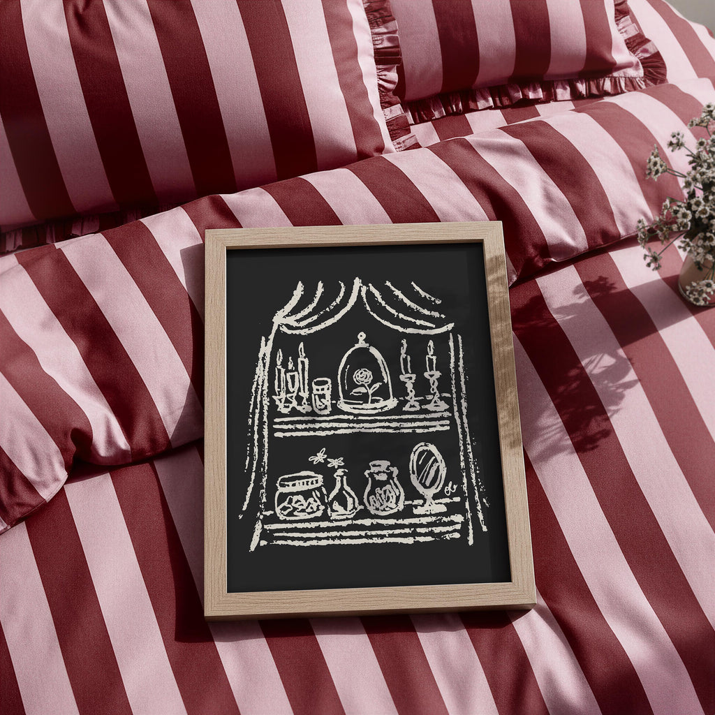 Enchanted Rose Under Glass Art Print, preview 9