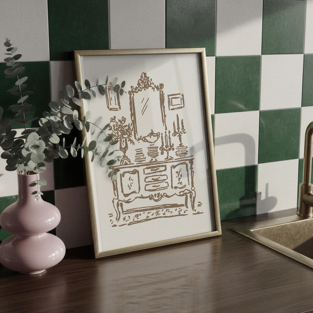 French Sideboard Art Print, preview 11