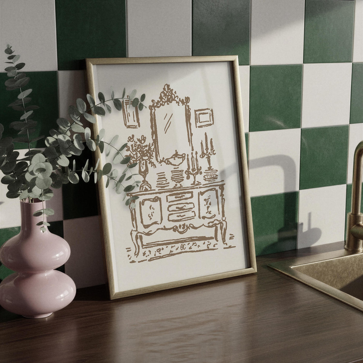 French Sideboard Art Print, preview 11