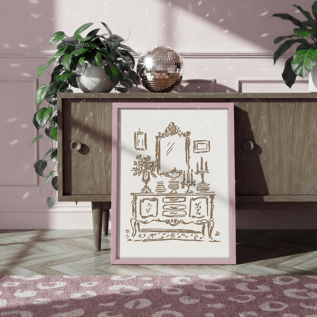 French Sideboard Art Print, preview 12