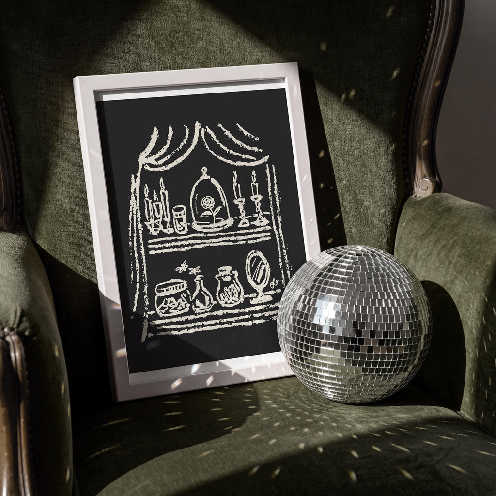 Enchanted Rose Under Glass Art Print, preview 11