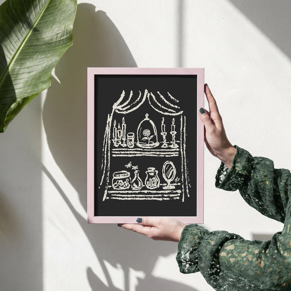 Enchanted Rose Under Glass Art Print, preview 12