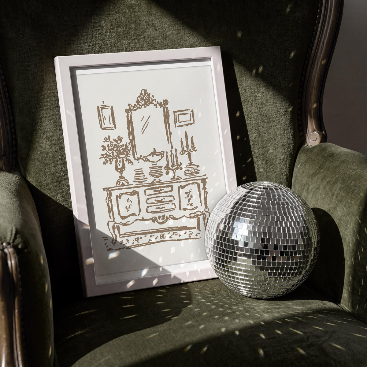 French Sideboard Art Print, preview 14