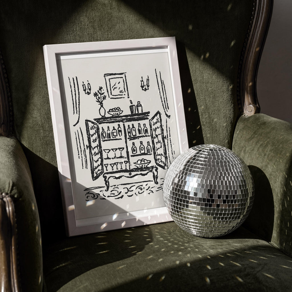 Bar Cabinet Art Print, preview 16