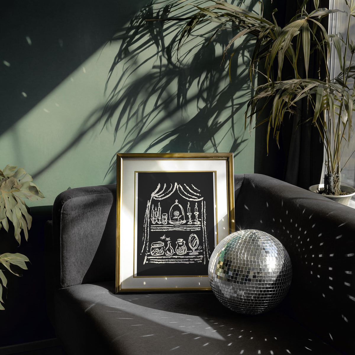 Enchanted Rose Under Glass Art Print, preview 15