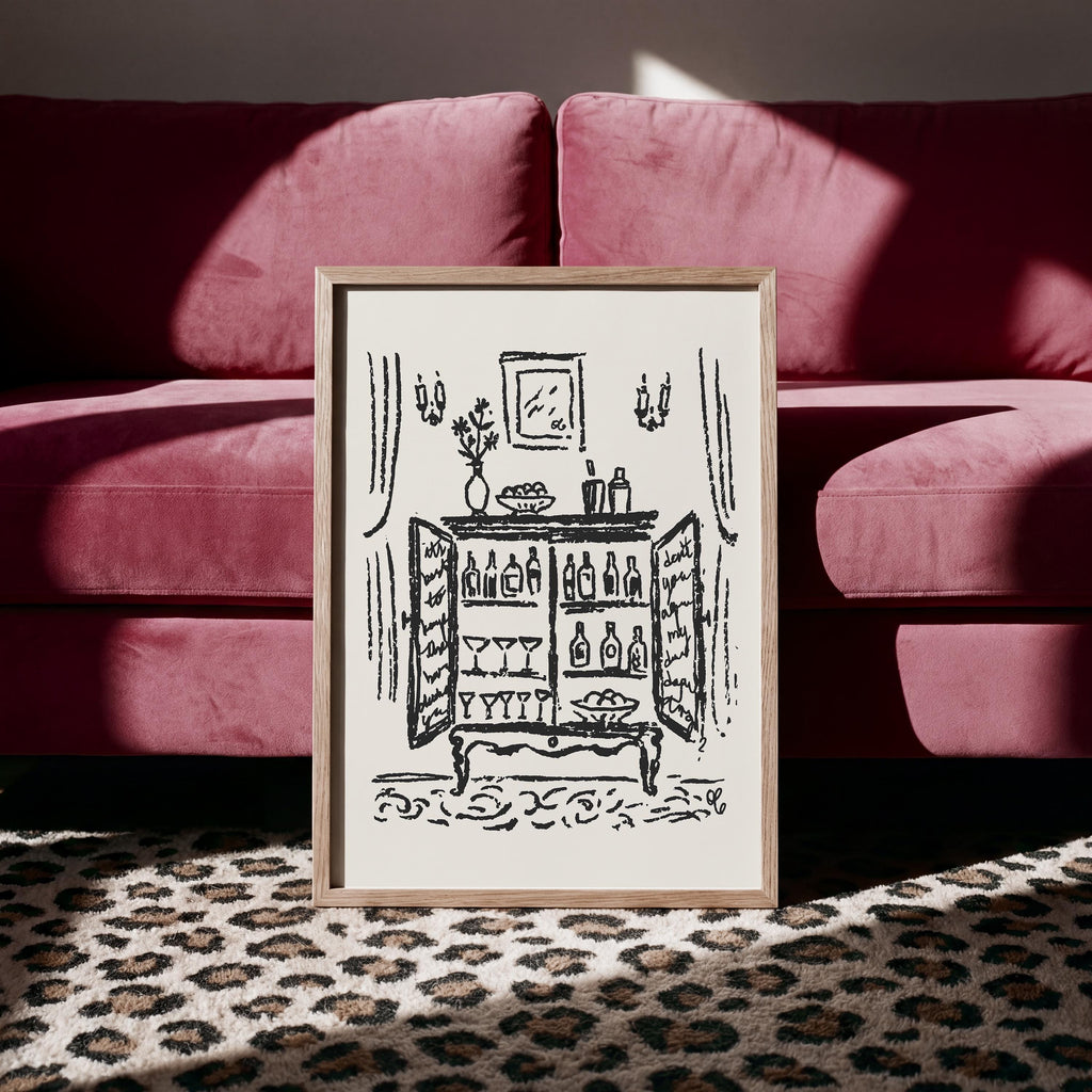 Bar Cabinet Art Print, preview 17
