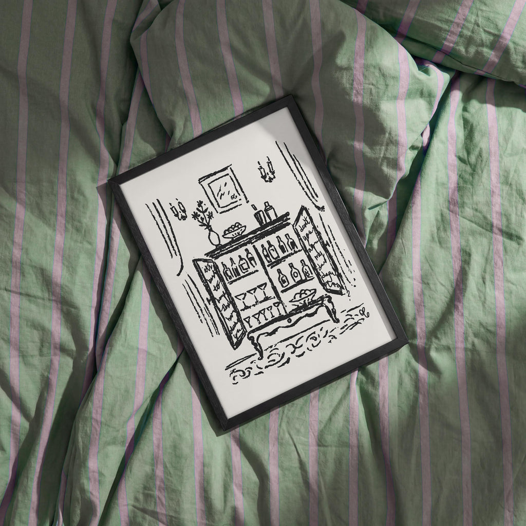 Bar Cabinet Art Print, preview 19
