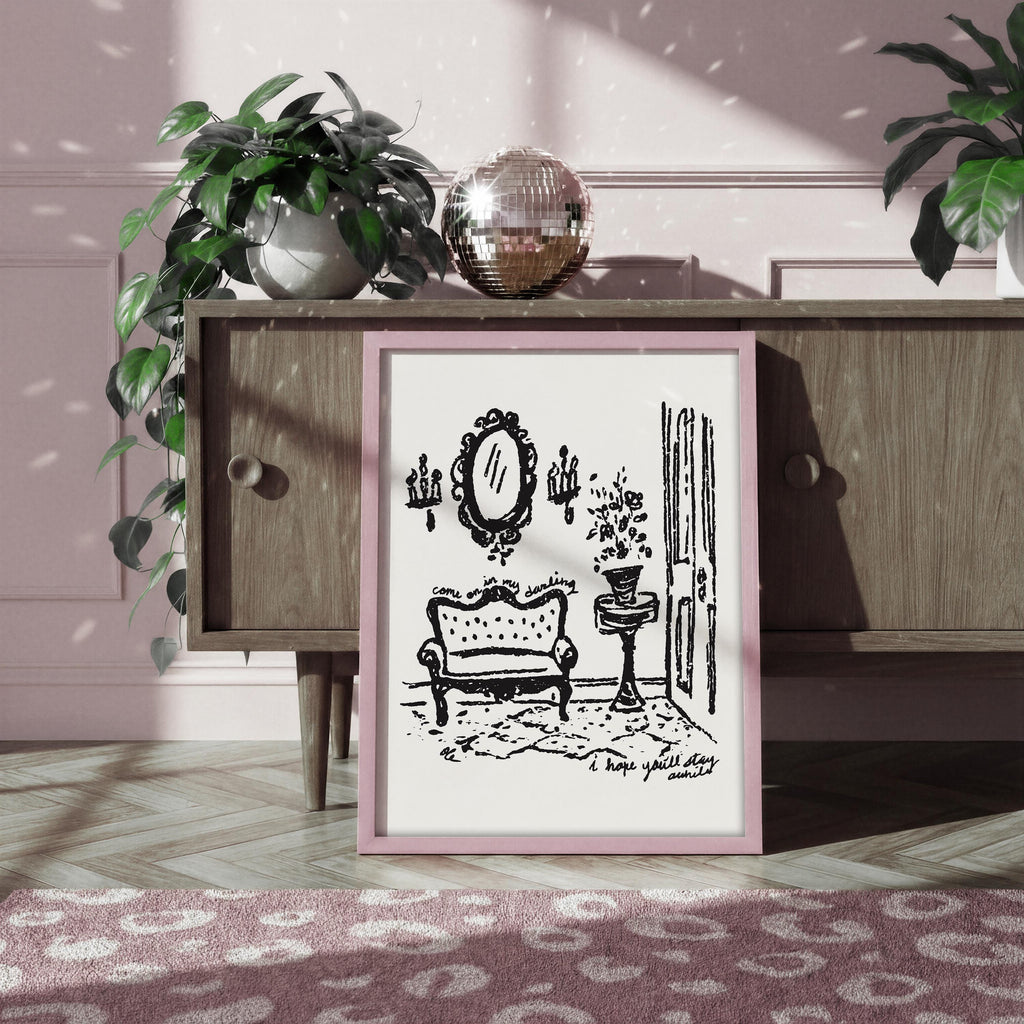 The Settee Art Print, preview 4