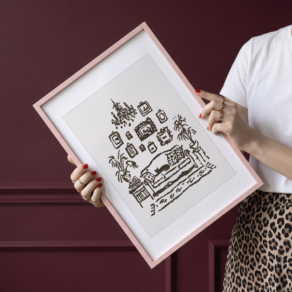 The Cat Art Print, preview 3