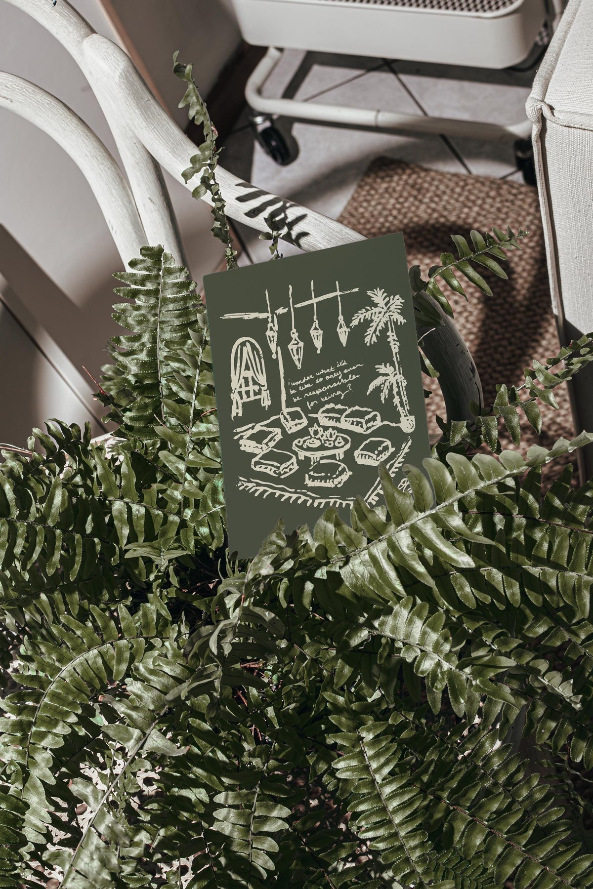 Bohemian Lounge Art Print, preview 6