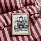French Fireplace Art Print, preview 7