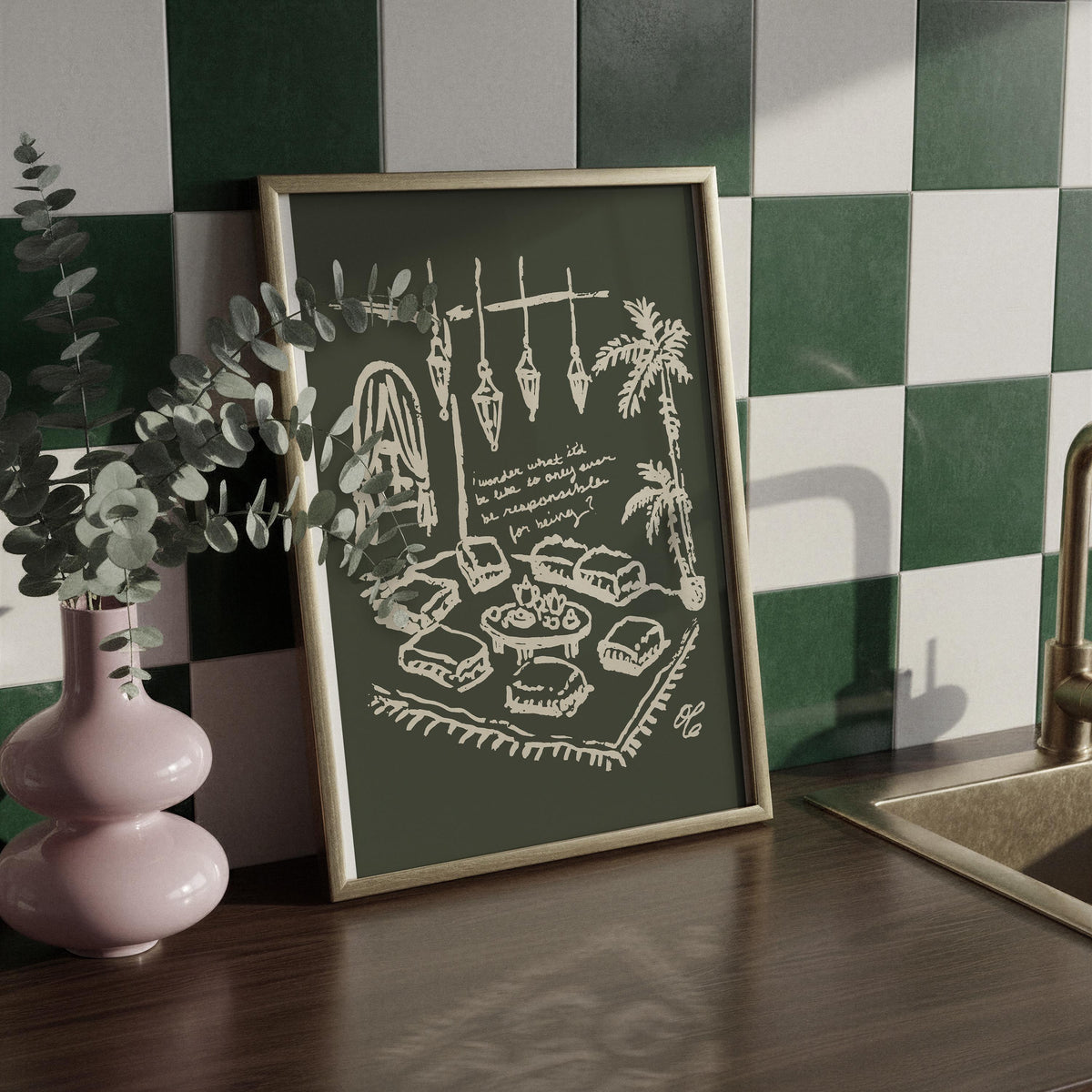 Bohemian Lounge Art Print, preview 9