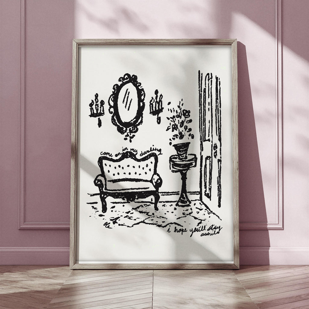 The Settee Art Print, preview 2