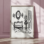 The Settee Art Print, preview 2
