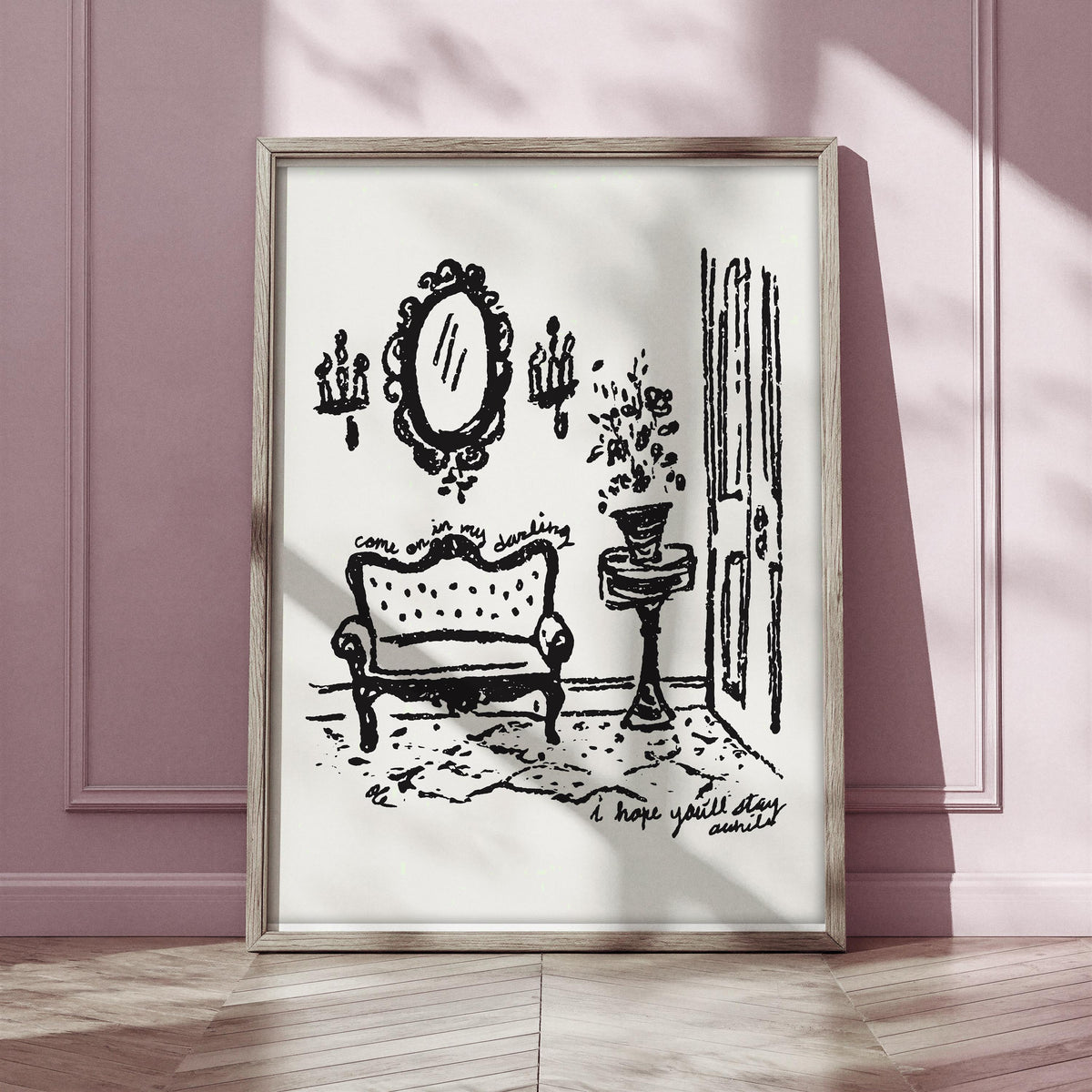 The Settee Art Print, preview 2