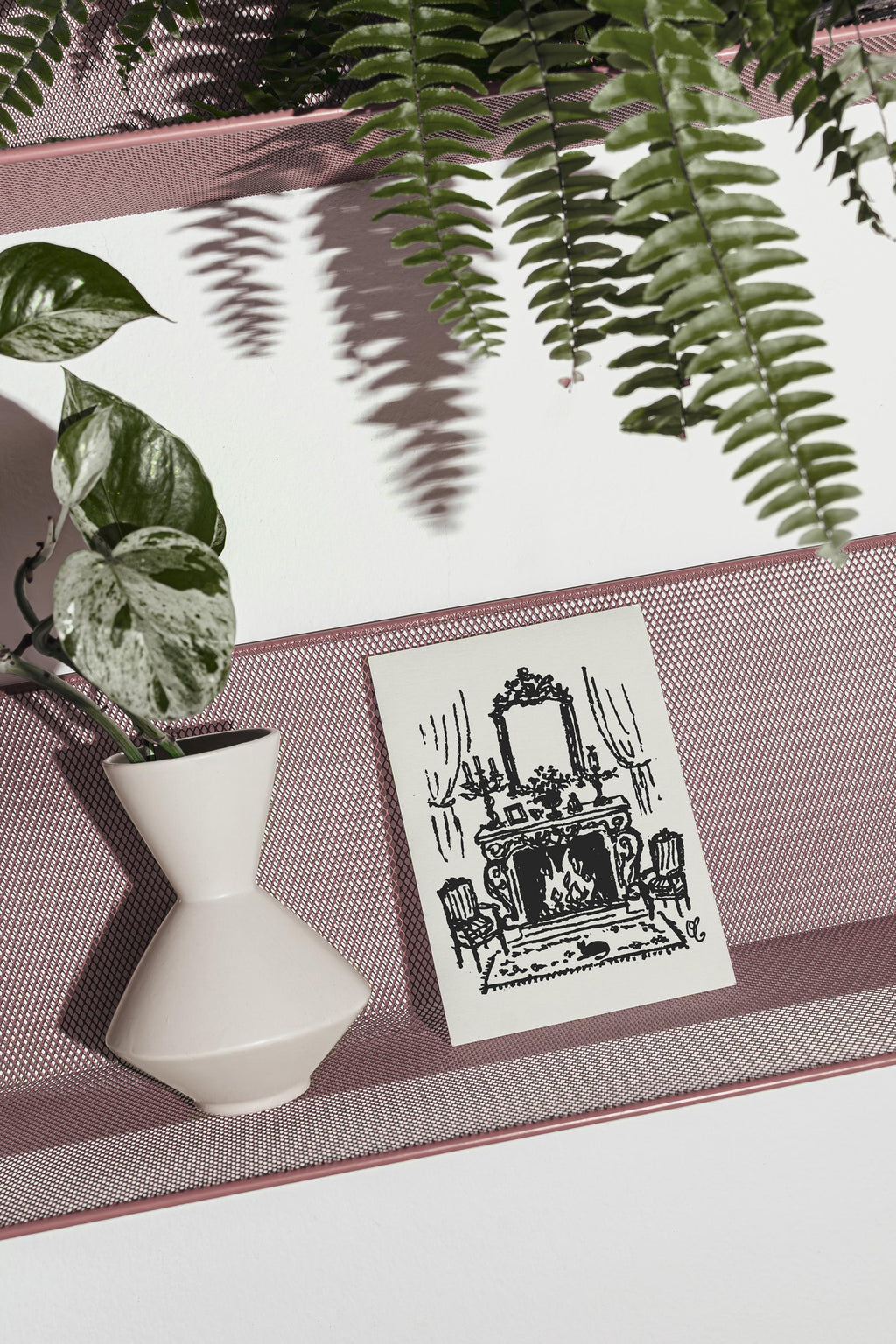 French Fireplace Art Print, preview 11