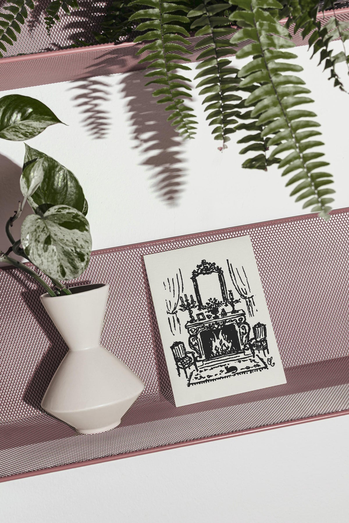 French Fireplace Art Print, preview 11