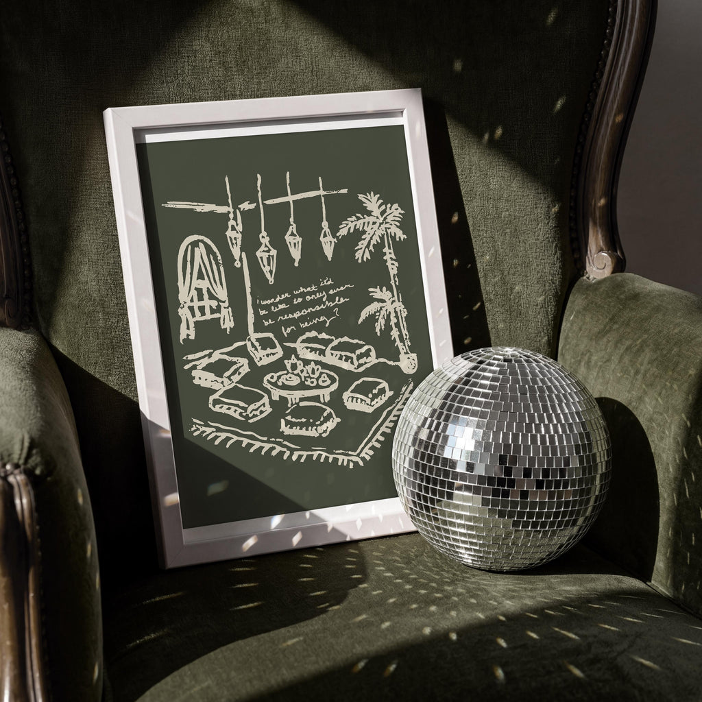 Bohemian Lounge Art Print, preview 12