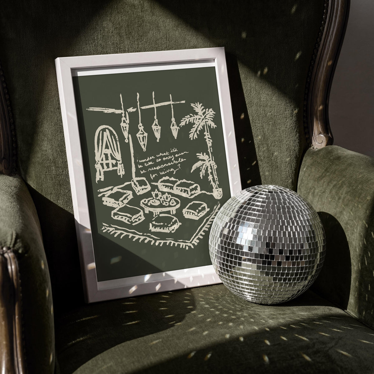 Bohemian Lounge Art Print, preview 12