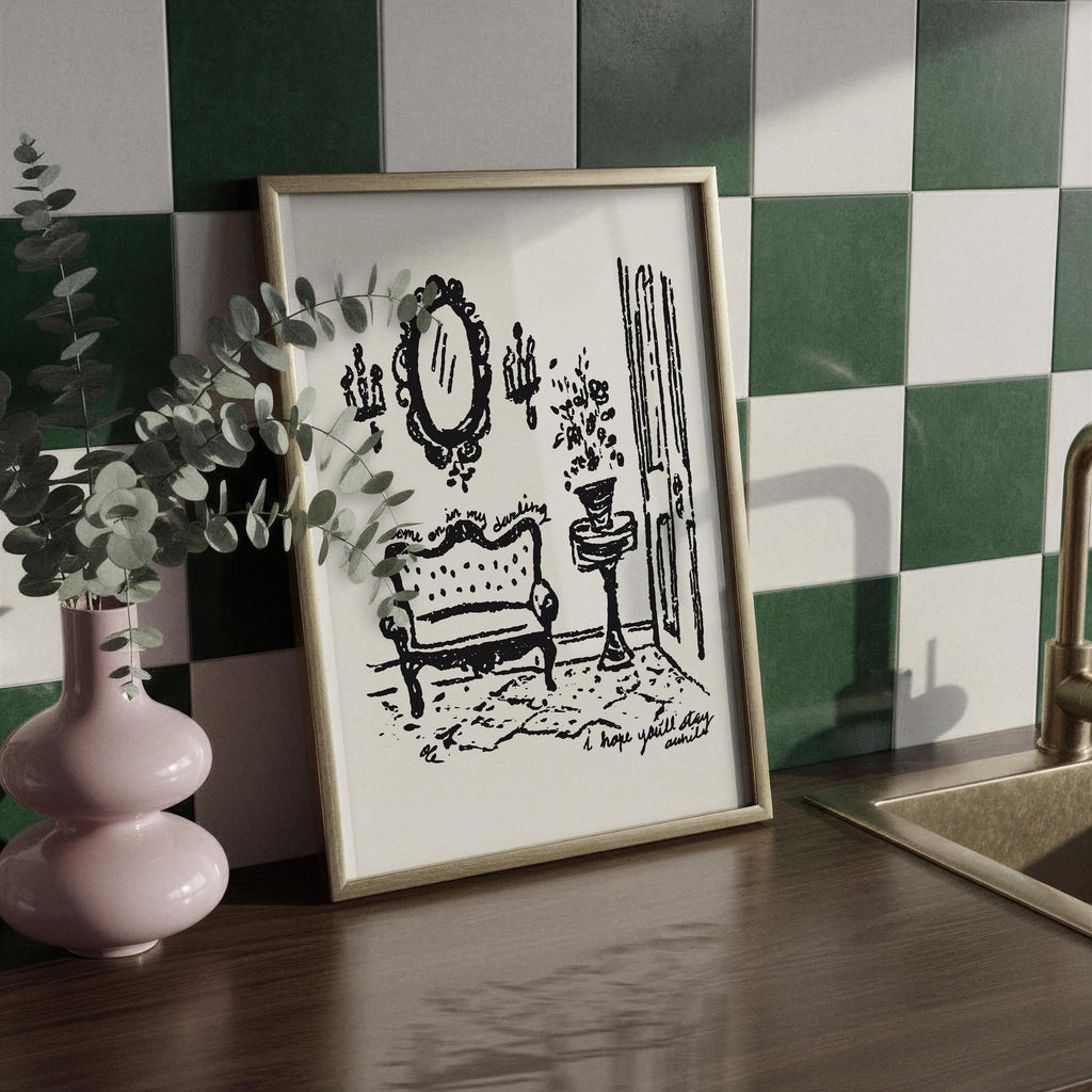 The Settee Art Print, preview 14