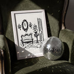 The Settee Art Print, preview 15