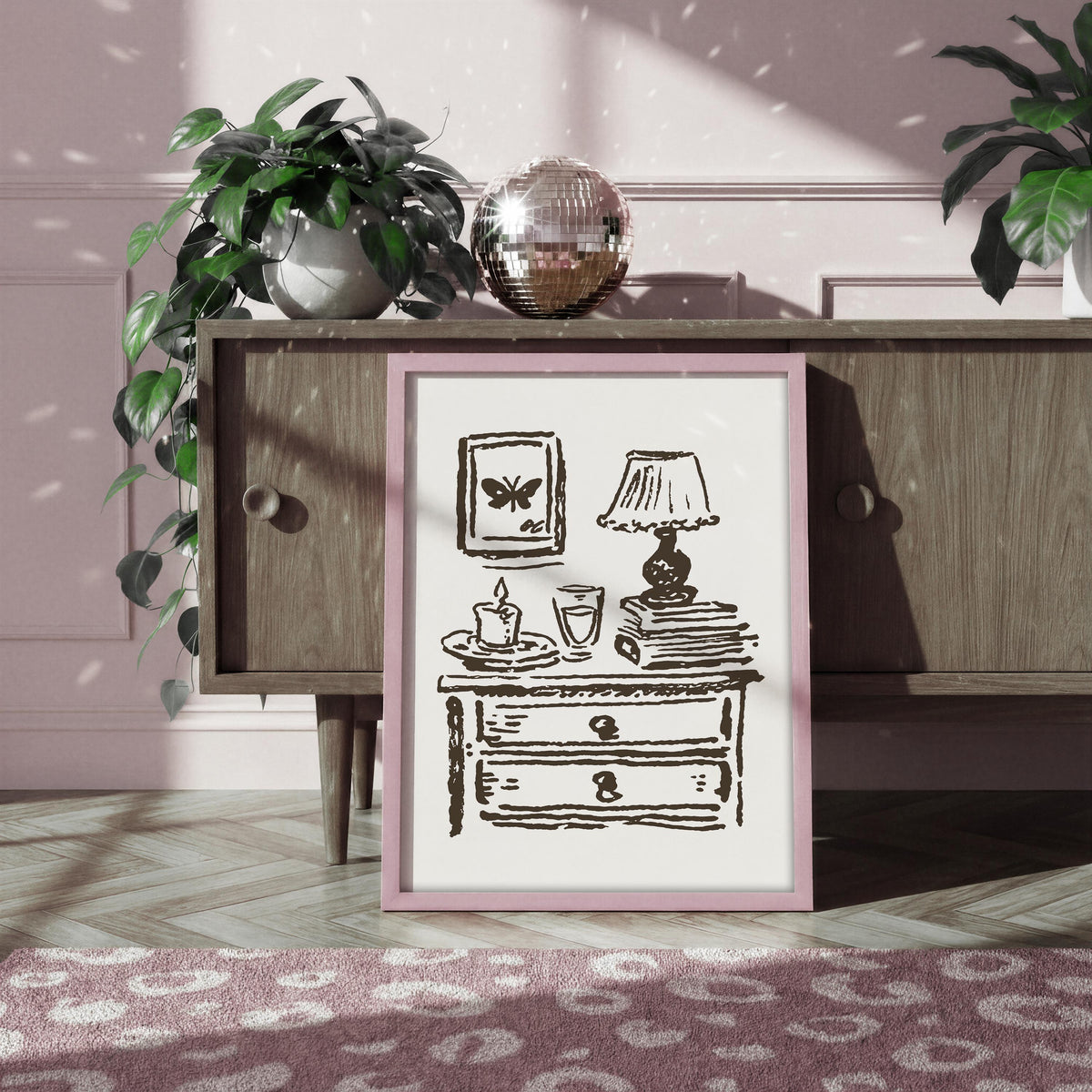 The Nightstand Art Print, preview 3