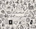 Celestial Whimsigoth Doodle Pack, preview 1
