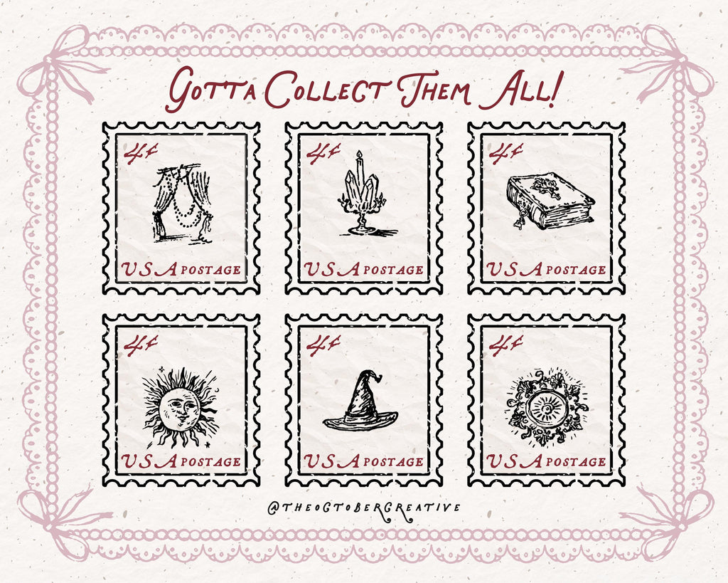 Celestial Whimsigoth Doodle Pack, preview 6