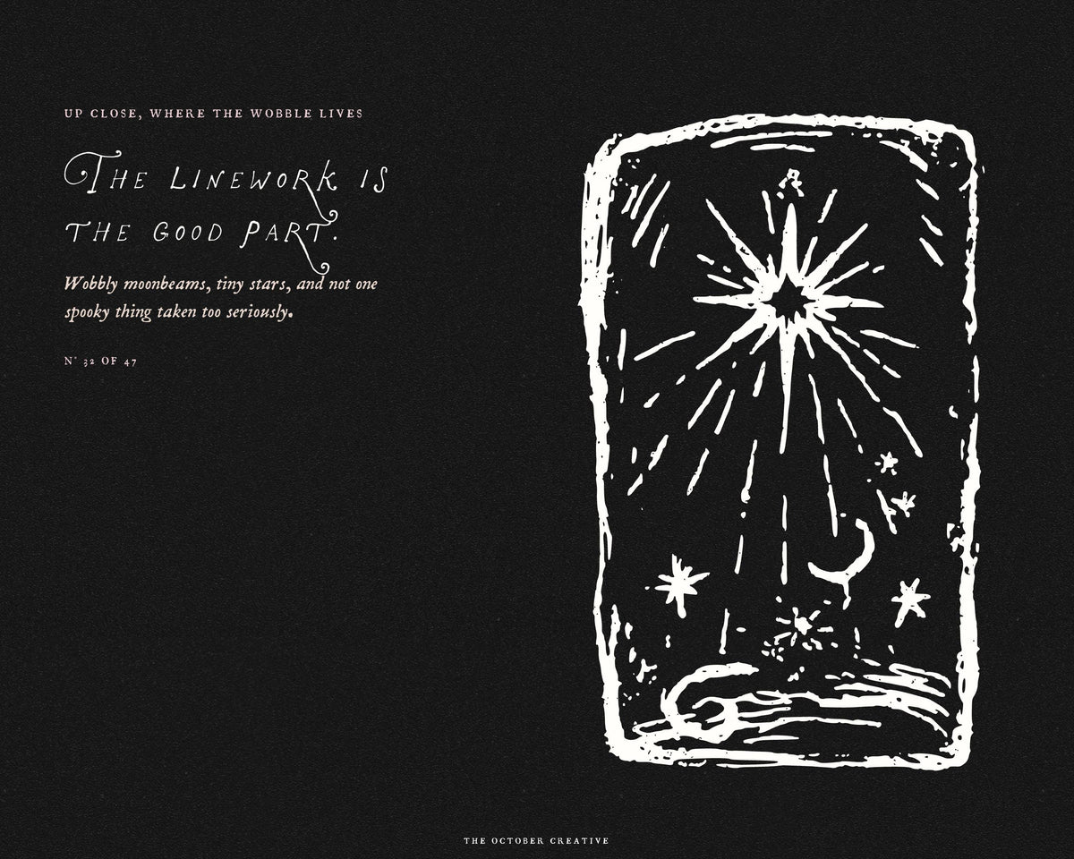 Celestial Whimsigoth Doodle Pack, preview 14