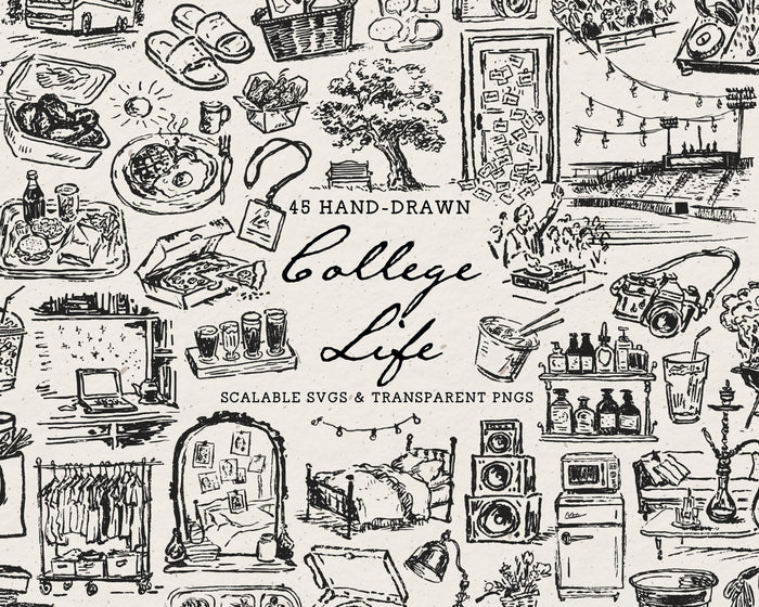 The College Life Doodle Pack
