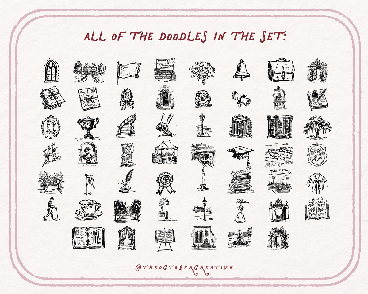 The University Doodle Pack, preview 2