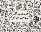 A Decadent Valentine Doodle Pack, preview 1