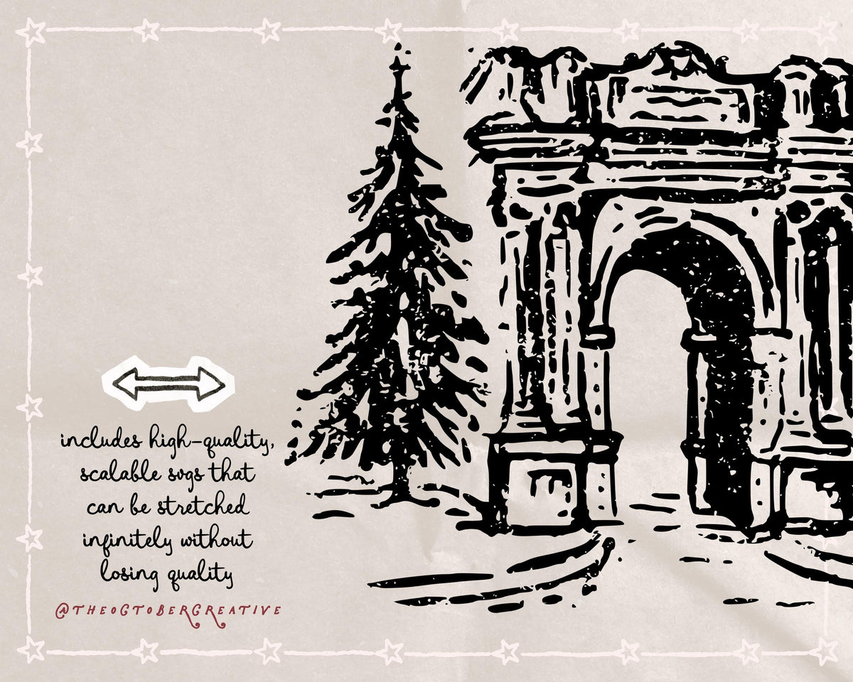The Winter Ball Doodle Pack, preview 3