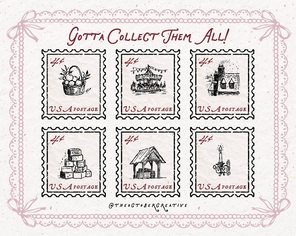 Christmas Market Doodle Pack, preview 6
