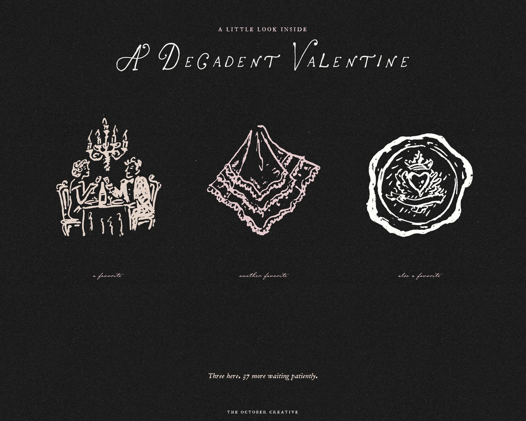 A Decadent Valentine Doodle Pack, preview 8