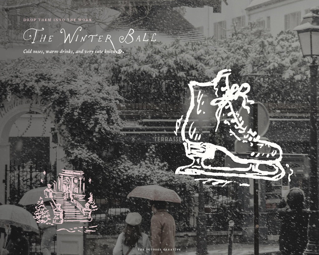 The Winter Ball Doodle Pack, preview 11