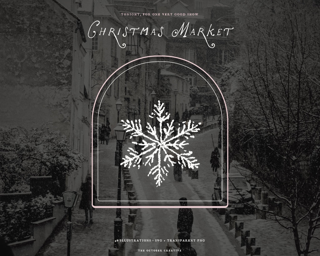 Christmas Market Doodle Pack, preview 11
