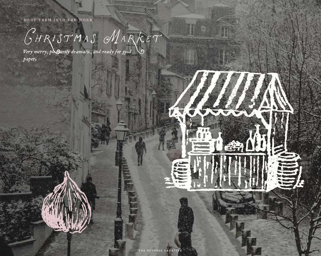 Christmas Market Doodle Pack, preview 12