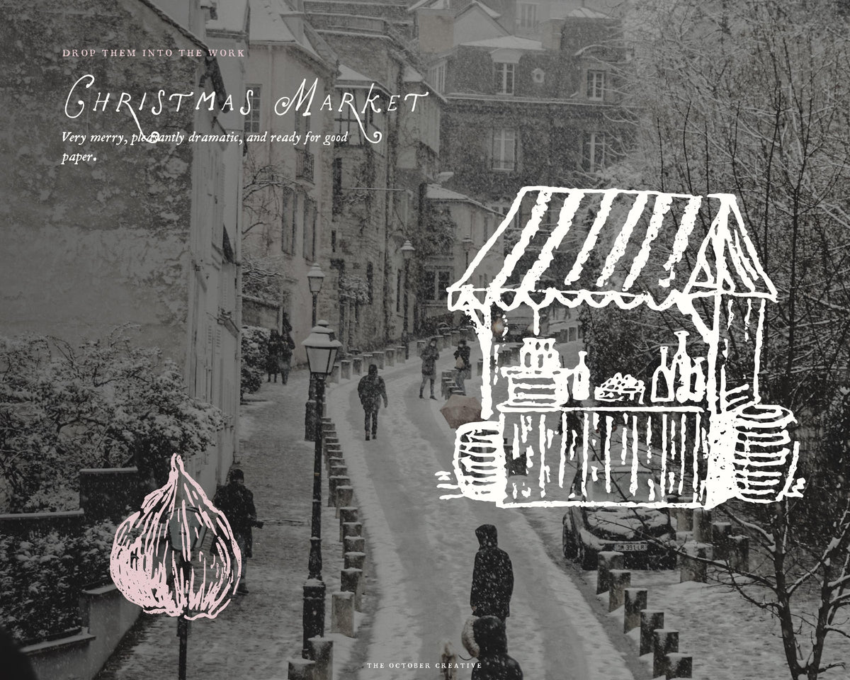 Christmas Market Doodle Pack, preview 12