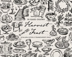 Harvest Feast Doodle Pack, preview 1