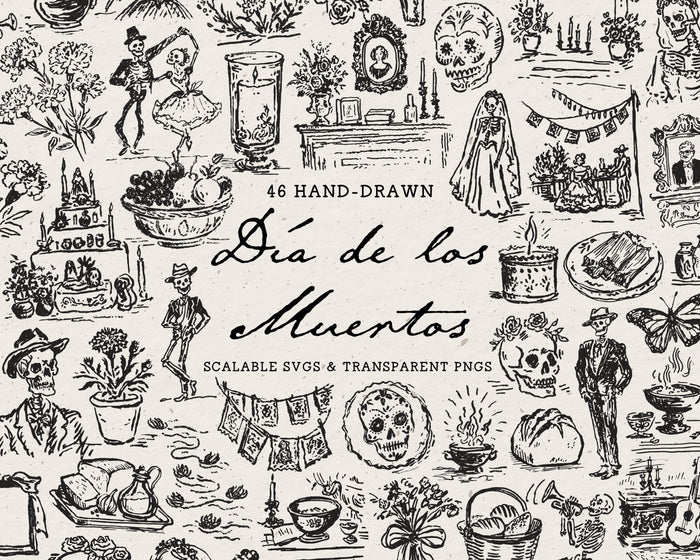 Dia de los Muertos Doodle Pack